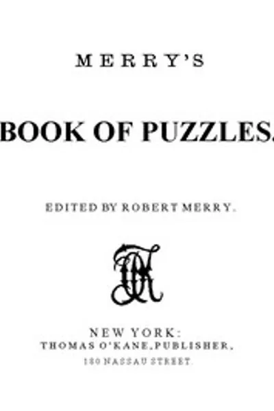 Обложка книги "Книга головоломок Мерри"