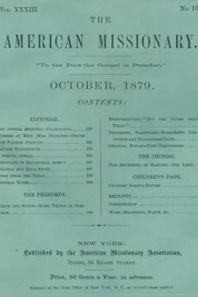 Обложка книги "Американский миссионер — Том 33, № 10, октябрь 1879"
