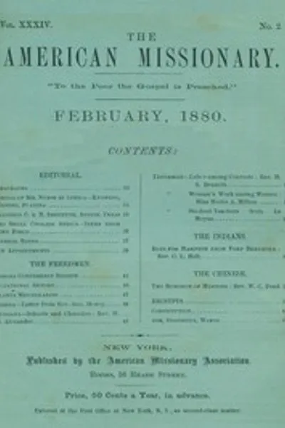 Обложка книги "Американский миссионер — Том 34, № 02, февраль 1880"