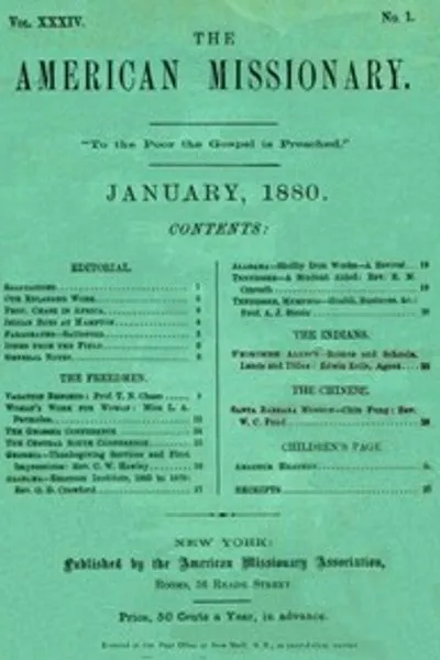 Обложка книги "Американский миссионер — Том 34, № 1, январь 1880"