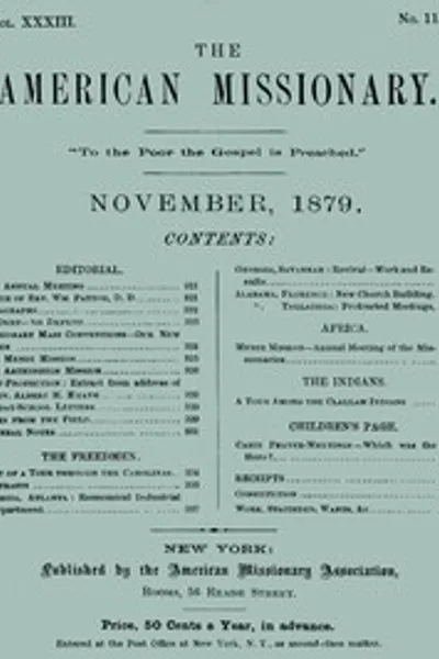 Обложка книги "Американский миссионер — Том 33, № 11, ноябрь 1879"