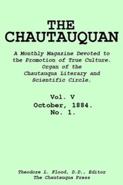 Обложка книги "Чаутокван, том 05, октябрь 1884, № 1"