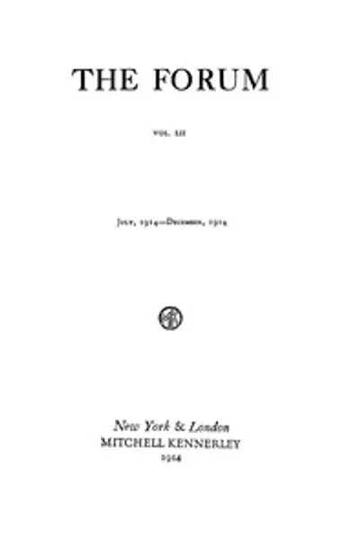 Обложка книги "Форум, октябрь 1914"