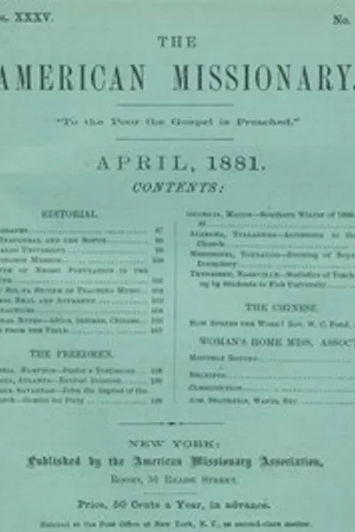 Обложка книги "Американский миссионер — Том 35, № 4, апрель 1881"