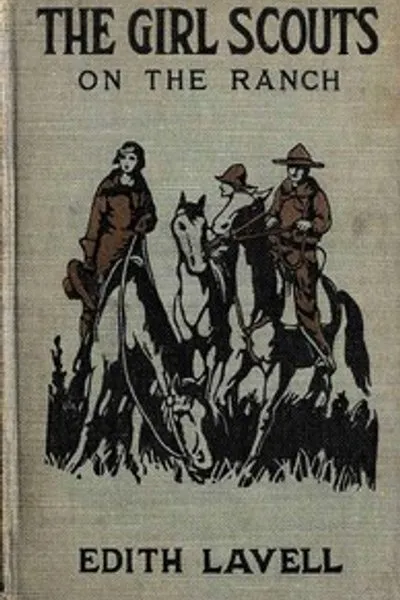 Обложка книги "Девочки-скауты на ранчо"
