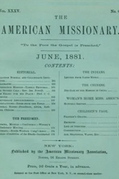 Обложка книги "Американский миссионер — Том 35, № 6, июнь 1881"
