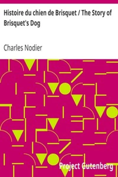 Обложка книги "История собаки Бриске"