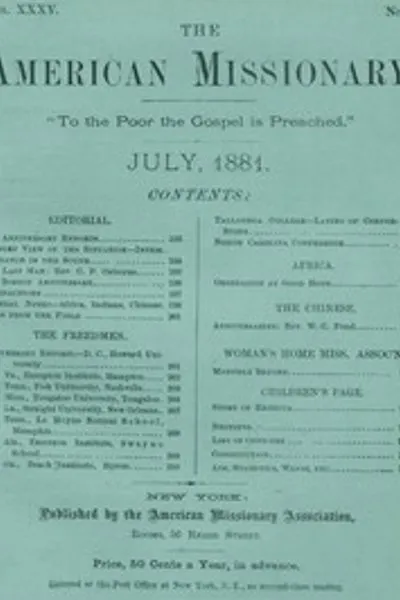 Обложка книги "Американский миссионер — Том 35, № 7, Июль 1881"