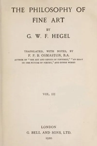 Обложка книги "Эстетика. Том 3 из 4: Эстетика Гегеля"