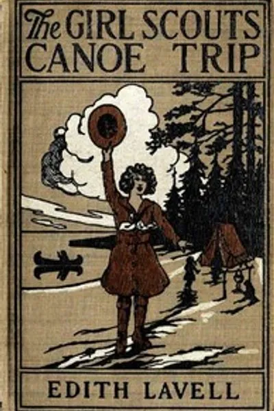 Обложка книги "Каноэ-поход девочек-скаутов"