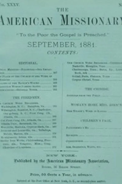Обложка книги "Американский миссионер — Том 35, № 9, сентябрь 1881"