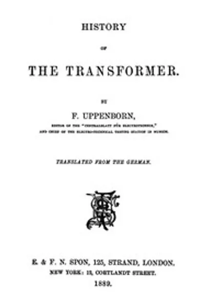 Обложка книги "История трансформатора"