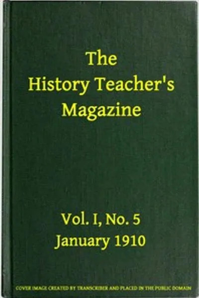 Обложка книги "Журнал для учителей истории, Том I, №5, январь 1910"