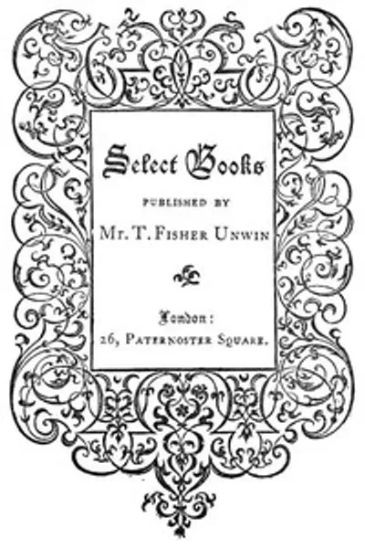 Обложка книги "Избранные книги, изданные господином Т. Фишером Анвином"