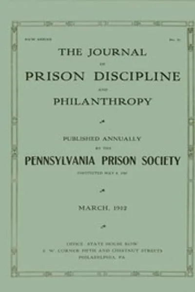 Обложка книги "Журнал тюремной дисциплины и благотворительности, март 1912: Новая серия № 51"