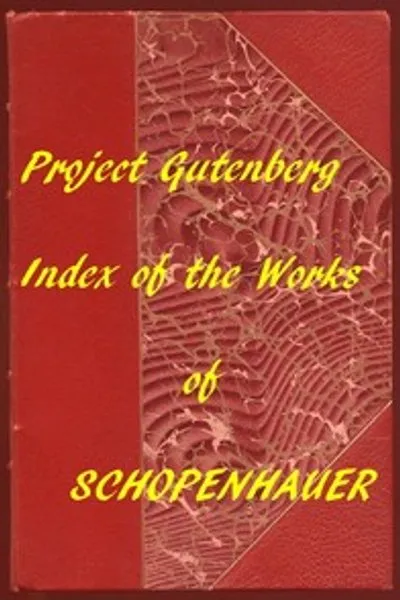 Обложка книги "Индекс произведений Артура Шопенгауэра из Проекта Gutenberg"