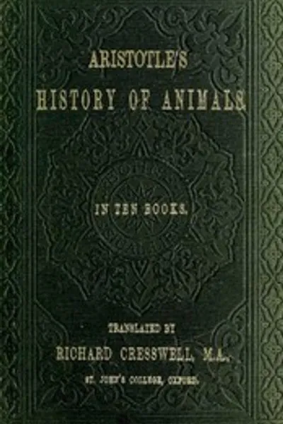 Обложка книги "История животных Аристотеля"
