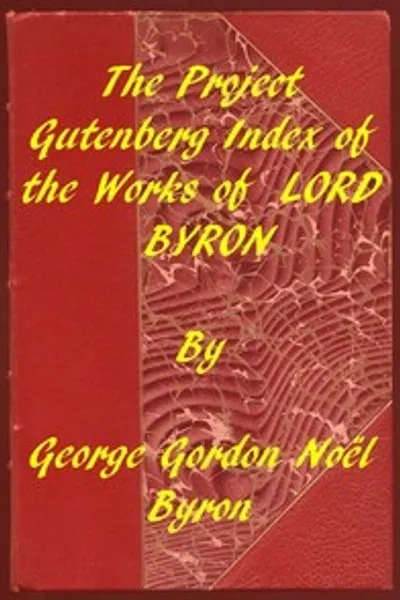 Обложка книги "Индекс произведений лорда Байрона в Project Gutenberg"