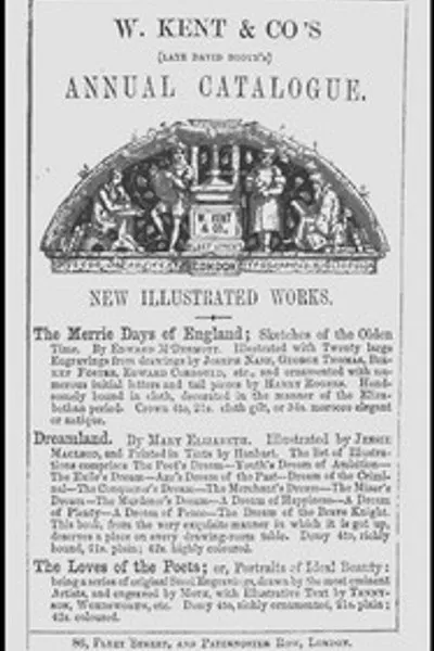 Обложка книги "Ежегодный каталог W. Kent & Co, апрель 1859"