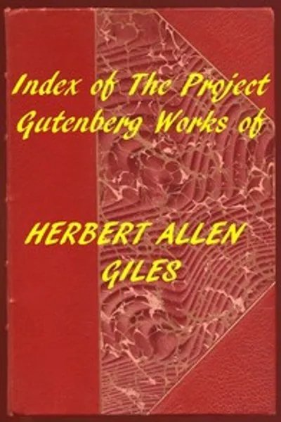 Обложка книги "Указатель произведений Герберта Аллена Джайлса на Project Gutenberg"