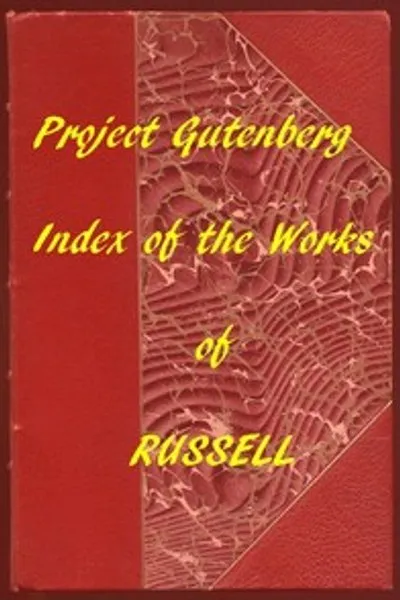 Обложка книги "Индекс произведений Бертрана Рассела из Project Gutenberg"