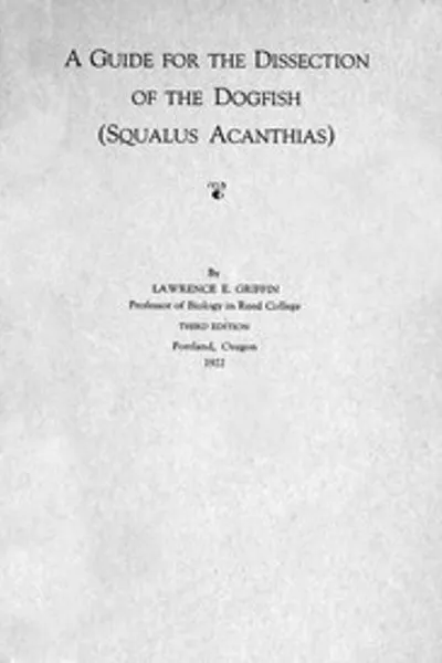 Обложка книги "Руководство по вскрытию собачьей акулы (Squalus Acanthias)"
