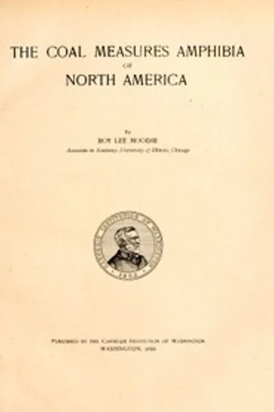 Обложка книги "Амфибии каменноугольного периода Северной Америки"