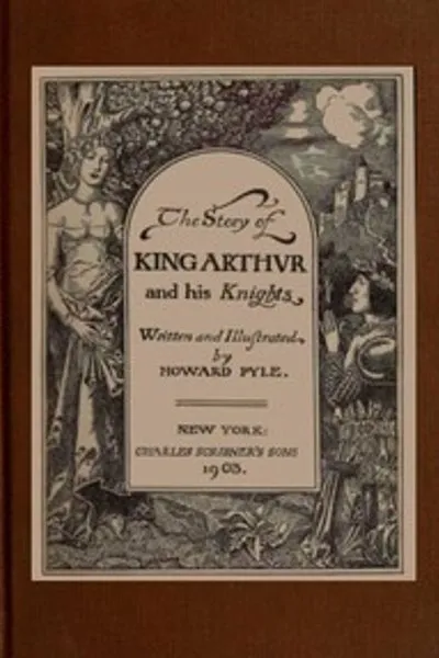 Обложка книги "История короля Артура и его рыцарей"