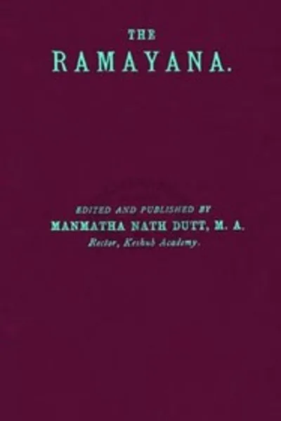 Обложка книги "Рамаяна. Книга третья. Юддхаканд"