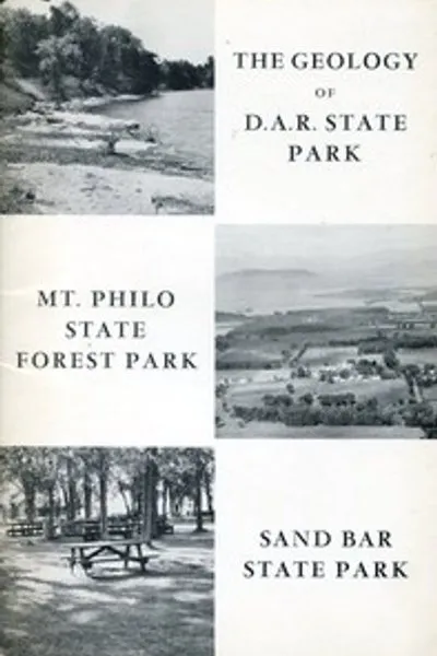 Обложка книги "Геология государственного парка Д.А.Р., государственного лесного парка Маунт Фило, государственного парка Санд Бар"