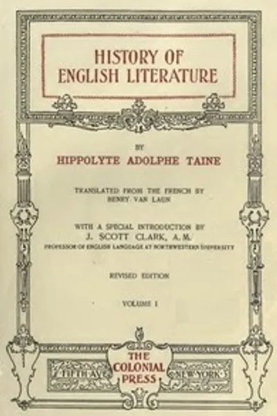 Обложка книги "История английской литературы. Том 1 (из 3)"