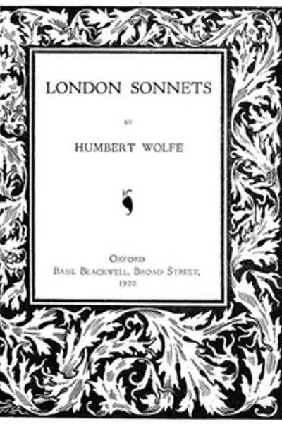 Обложка книги "Лондонские сонеты"