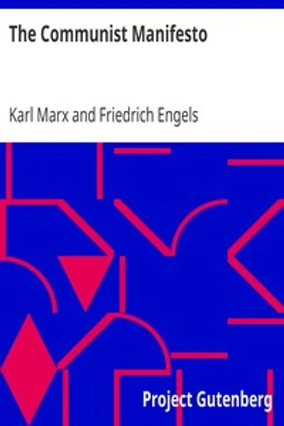 Обложка книги "Манифест Коммунистической партии"
