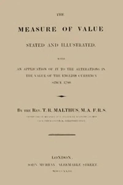 Обложка книги "Измерение стоимости: Изложение и иллюстрация с применением к изменению стоимости английской валюты с 1790 года"