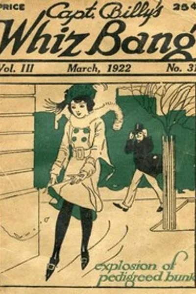 Обложка книги "Капитан Билли. Взрывной фейерверк, т. 3, № 31, март 1922: Журнал остроумия, юмора и философии Америки"