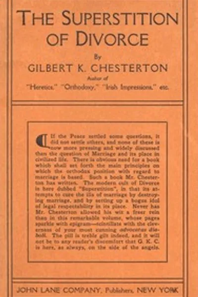 Обложка книги "Суеверие развода"