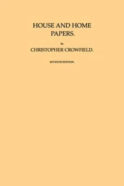 Обложка книги "Домашние и семейные очерки: Седьмое издание"