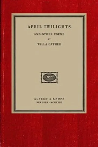 Обложка книги "Апрельские сумерки и другие стихи"