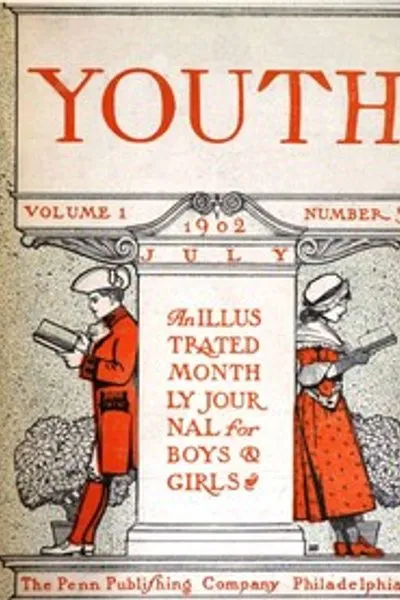 Обложка книги "Юность. Иллюстрированный ежемесячный журнал для мальчиков и девочек. Том 1, № 5, июль 1902"
