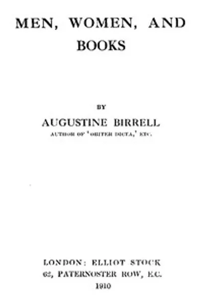 Обложка книги "Мужчины, женщины и книги"