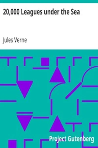 Обложка книги "20 000 льё под водой"