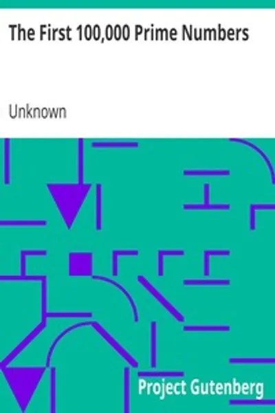 Обложка книги "Первые 100 000 простых чисел"