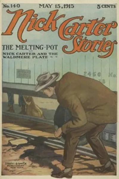 Обложка книги "Истории Ника Картера № 140, 15 мая 1915: Тигель"