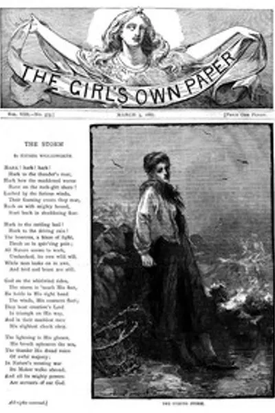 Обложка книги "Девоческая газета, Том VIII, № 375, 5 марта 1887"