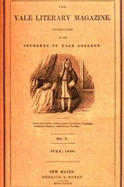 Обложка книги "Йельский литературный журнал (Том I, № 5, июль 1836)"