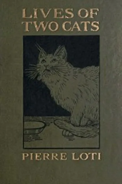 Обложка книги "Жизнь двух кошек"
