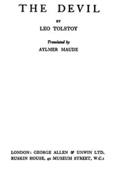 Обложка книги "Дьявол"