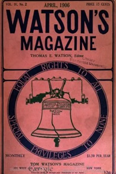 Обложка книги "Журнал Ватсона, Том IV, № 2, апрель 1906"