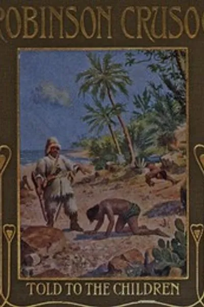 Обложка книги "Робинзон Крузо. В пересказе для детей Джона Лэнга"