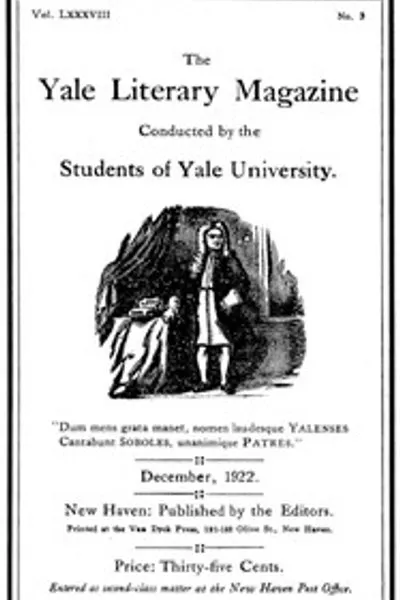 Обложка книги "Йельский литературный журнал (Том LXXXVIII, № 3, декабрь 1922)"